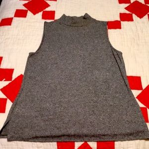 Mock neck tank